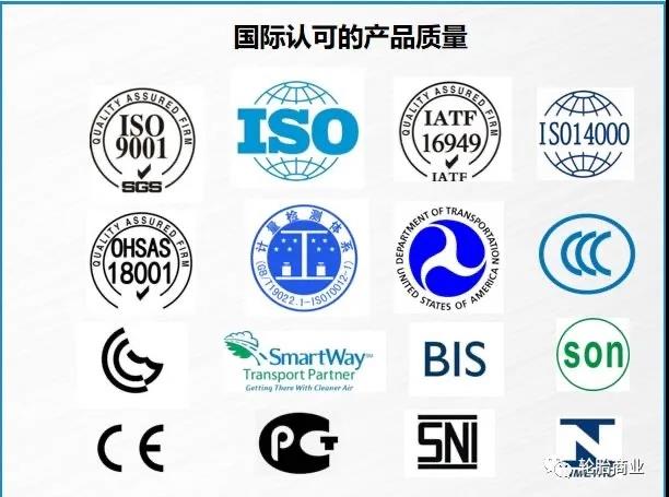 國際認可的產品質量