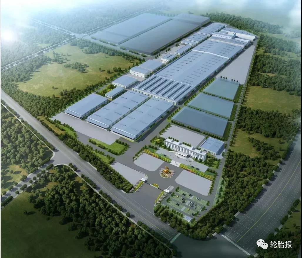 湖北佳順輪胎廠區(qū)鳥撖圖 湖北佳順輪胎廠區(qū)鳥撖圖