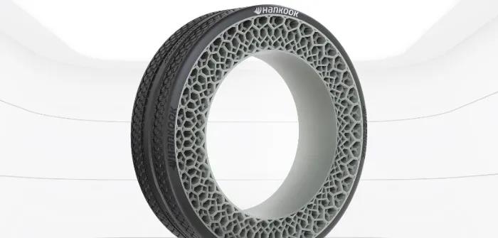 韓泰輪胎名為 i-Flex 的無沖氣概念輪胎 韓泰輪胎名為 i-Flex 的無沖氣概念輪胎